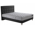 Ensemble matelas ressorts, PULSAR, sommier à lattes multiplis, tête de lit