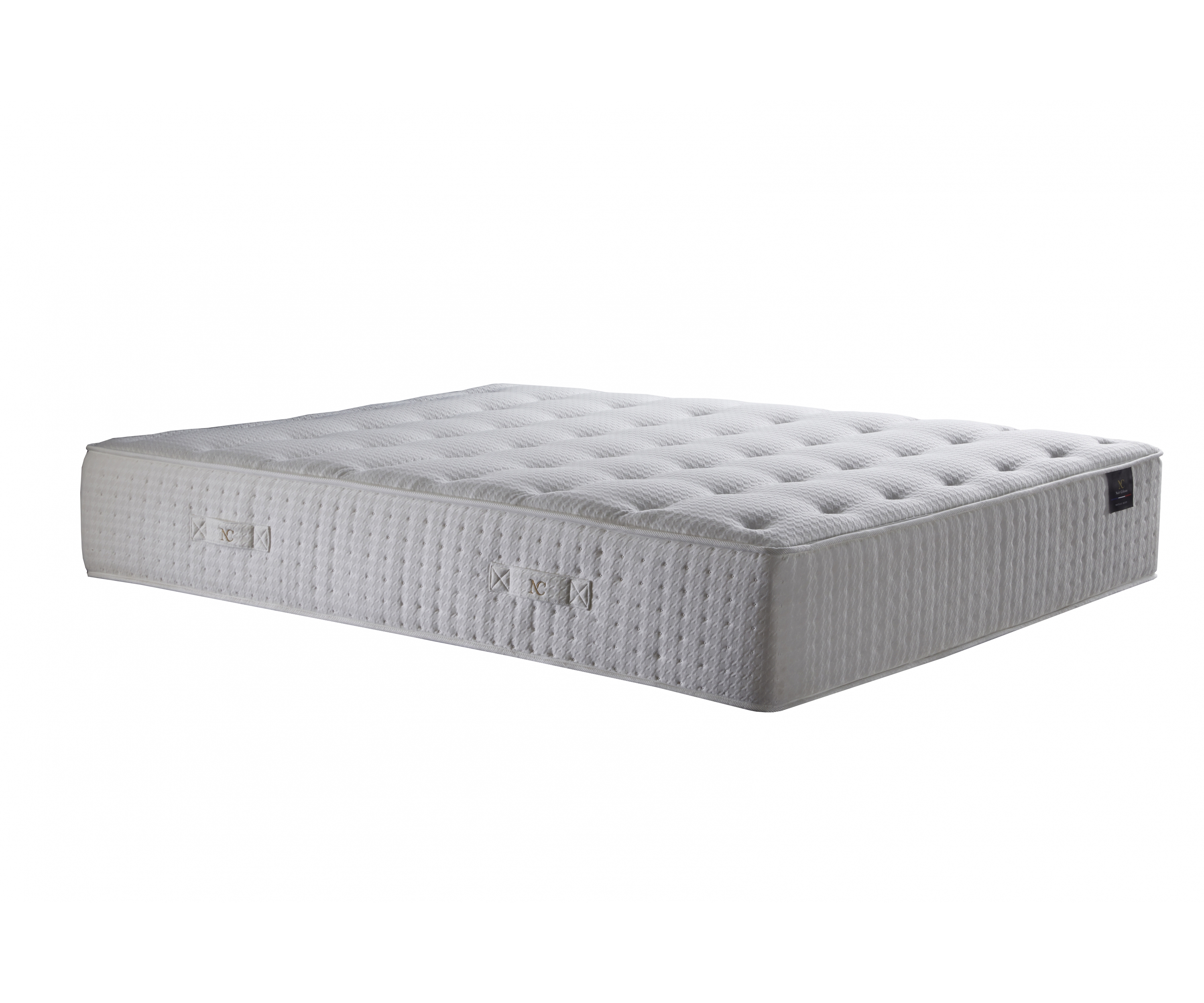 Ensemble matelas ressorts, 31 cm, 4 technologies, sommier + tete de lit