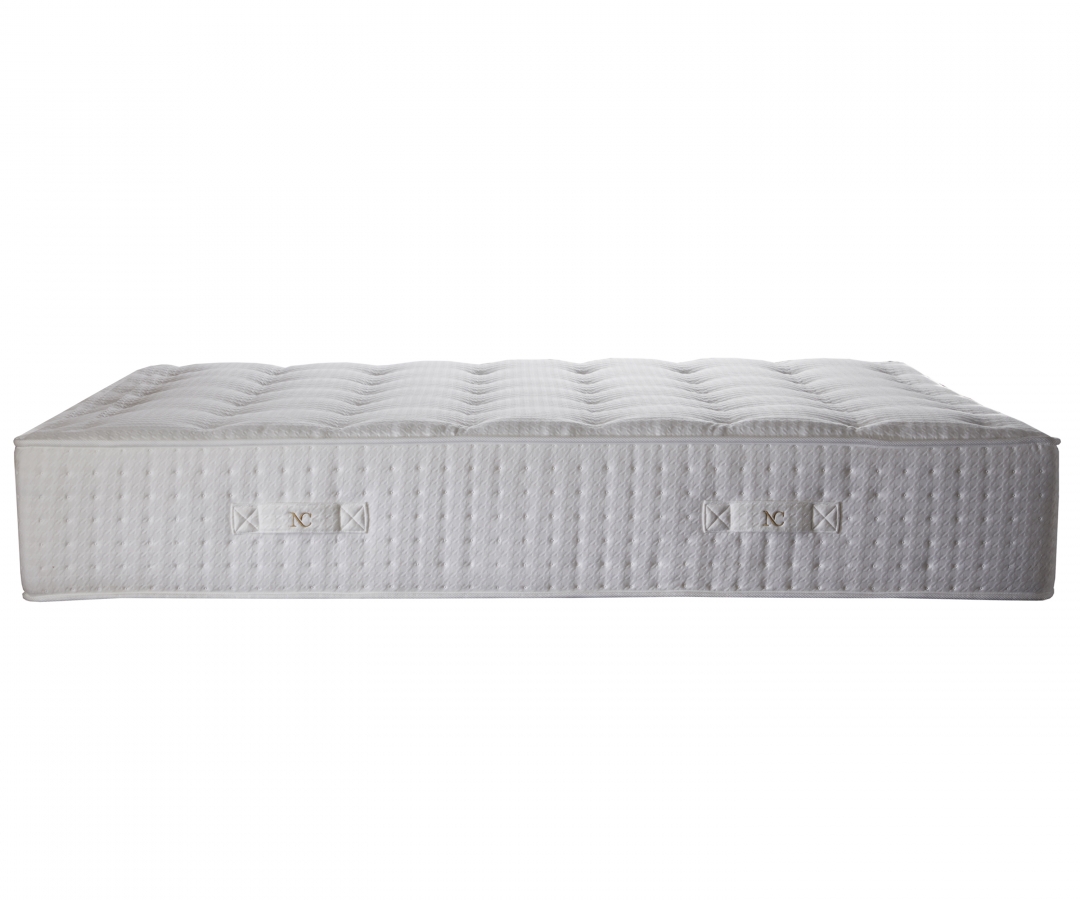 Ensemble matelas ressorts, 31 cm, 4 technologies, sommier + tete de lit