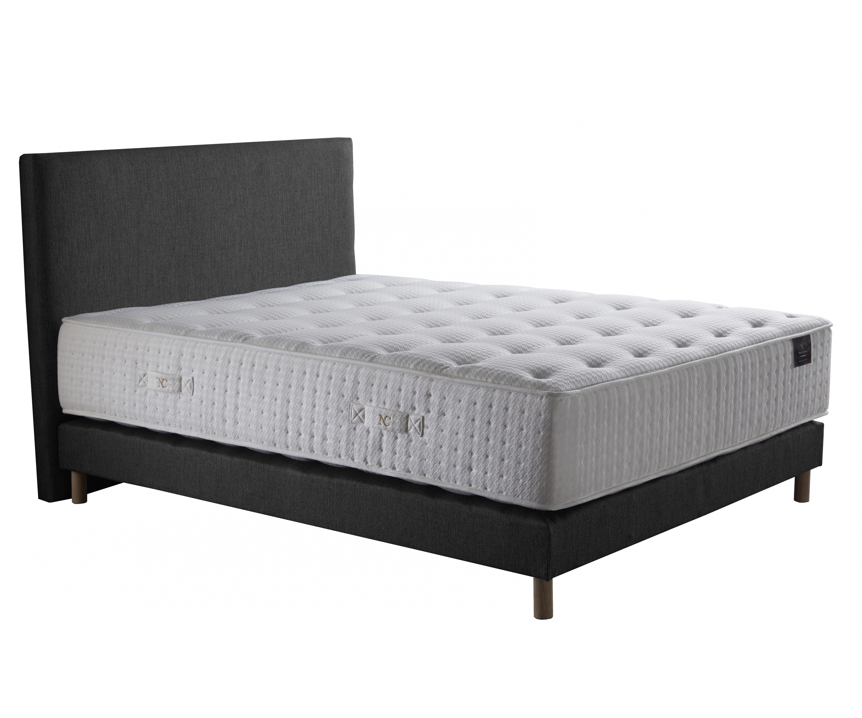 Ensemble confort premium avec matelas HELIOS, sommier et tête de lit