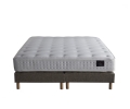 Ensemble matelas latex 100 % naturel, CLARTE, sommier à lattes, tête de lit