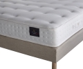 Ensemble matelas latex 100 % naturel, CLARTE, sommier à lattes, tête de lit