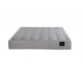 Ensemble matelas ressorts, PULSAR, sommier à lattes fixes, tête de lit