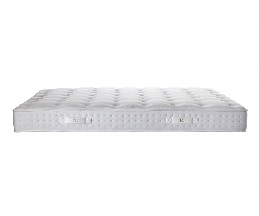 Ensemble matelas ressorts, NOVA, sommier lattes multiplis, tête de lit