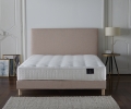 Ensemble matelas ressorts, COMETE, sommier à lattes, tête de lit