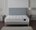 Ensemble matelas ressorts, NOVA, sommier lattes multiplis, tête de lit