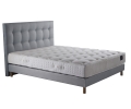 Ensemble matelas ressorts, sommier PEFC et tête de lit recyclée GRS