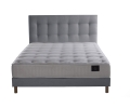 Ensemble matelas ressorts, sommier PEFC et tête de lit recyclée GRS