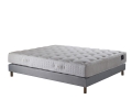 Ensemble matelas ressorts, COMETE, sommier à lattes, tête de lit