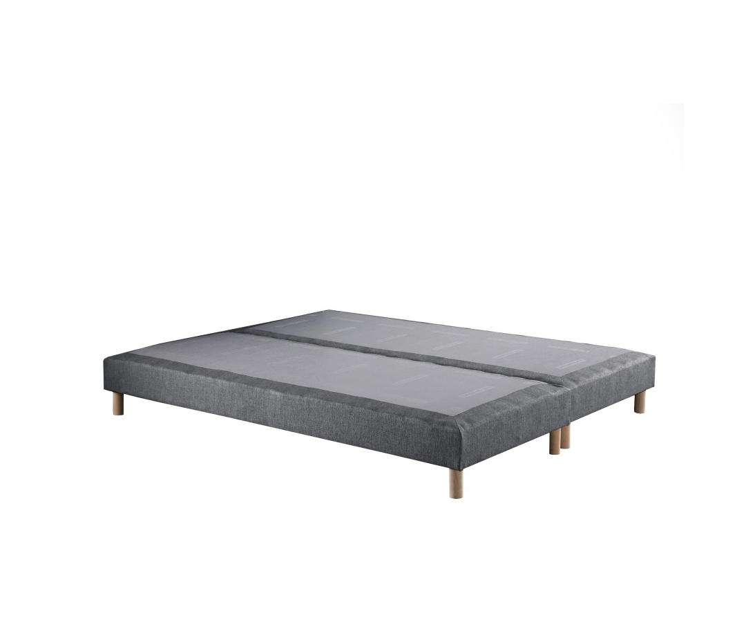 Sommier lattes PEFC - Tissu recyclé, antidérapant, plusieurs coloris