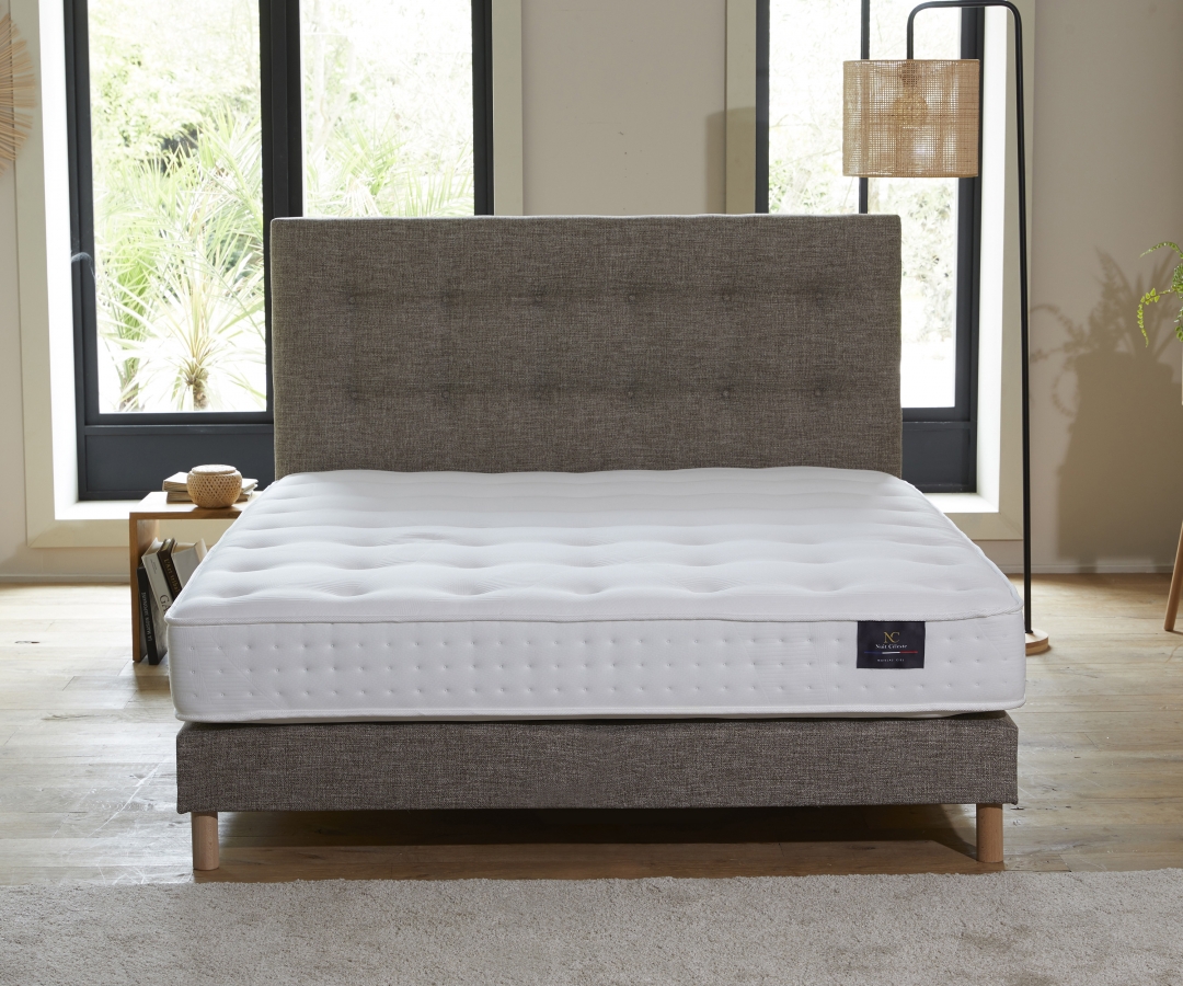 Sommier à lattes flexibles PEFC - Confort, solidité et tissu recyclé