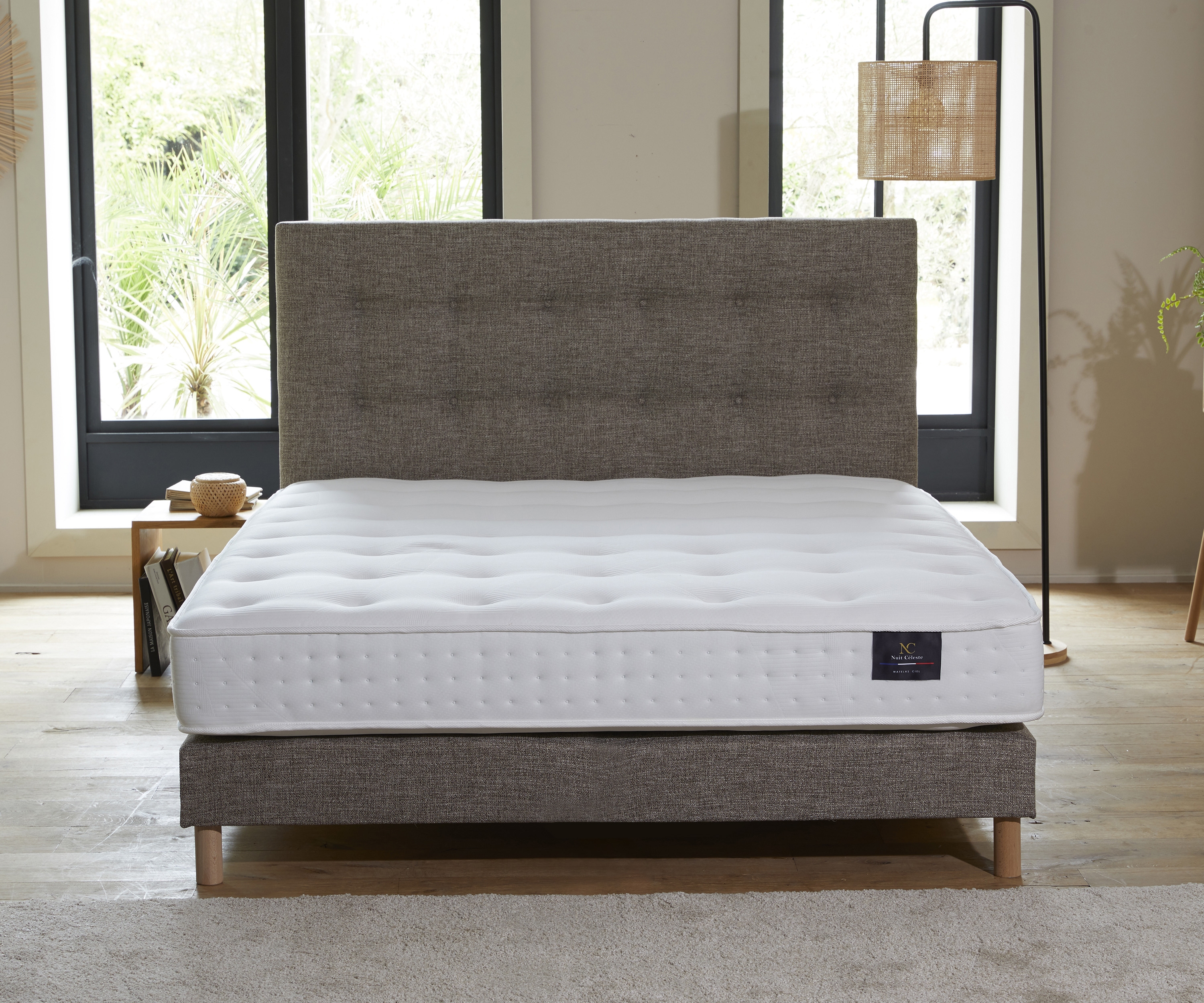 Sommier à lattes flexibles PEFC - Confort, solidité et tissu recyclé