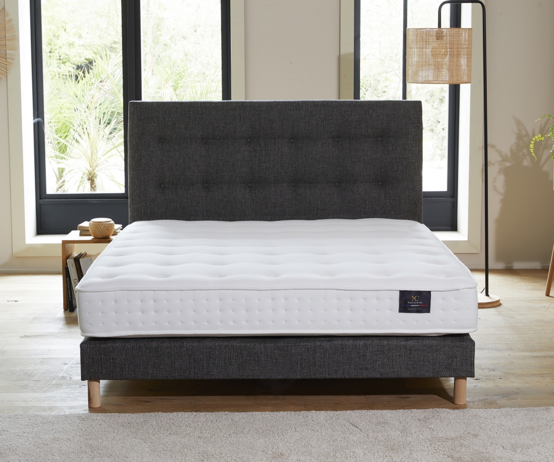 Sommier à lattes flexibles PEFC - Confort, solidité et tissu recyclé