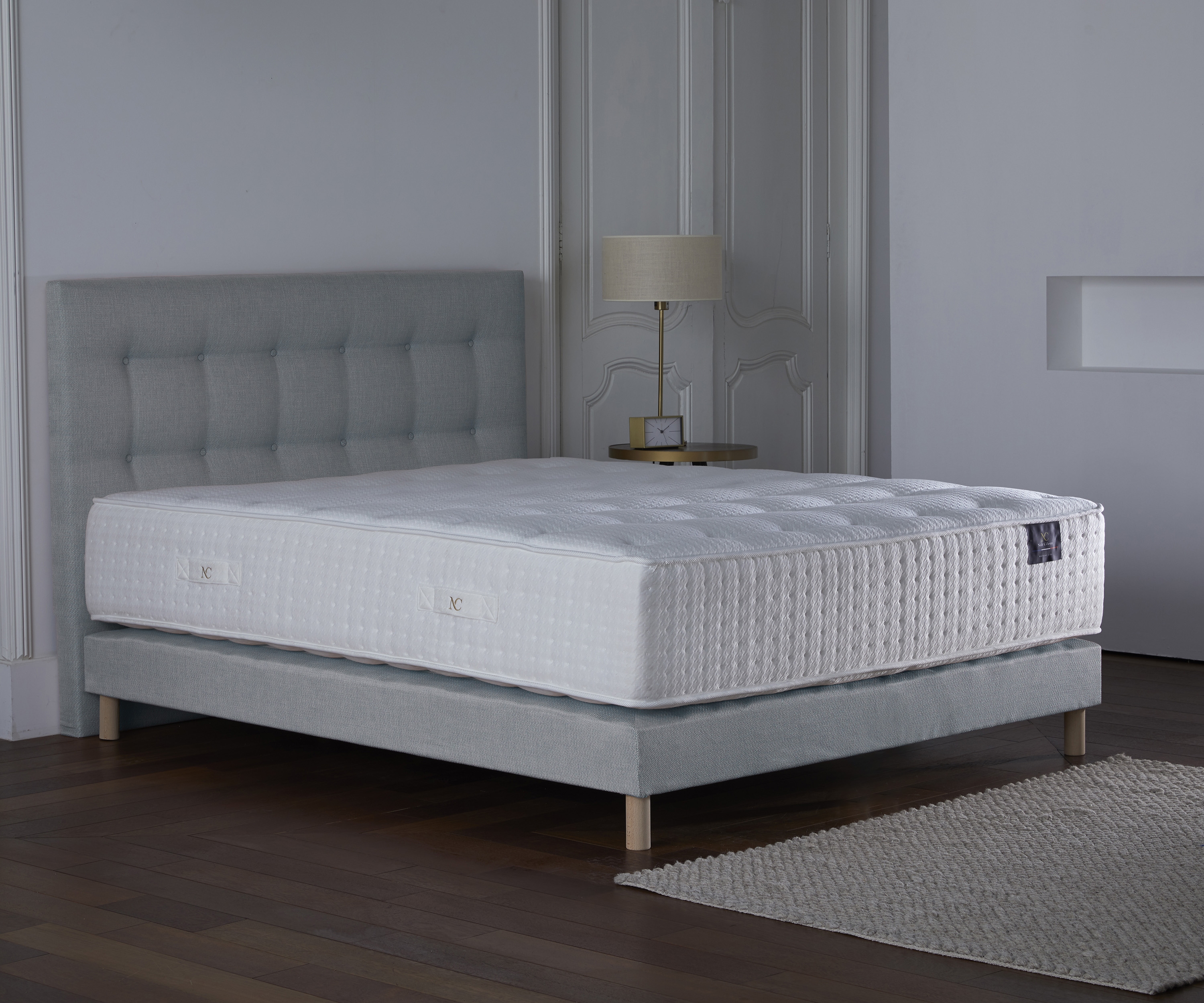 Matelas hybride 7 zones, 31 cm, Mémoire de forme, Latex