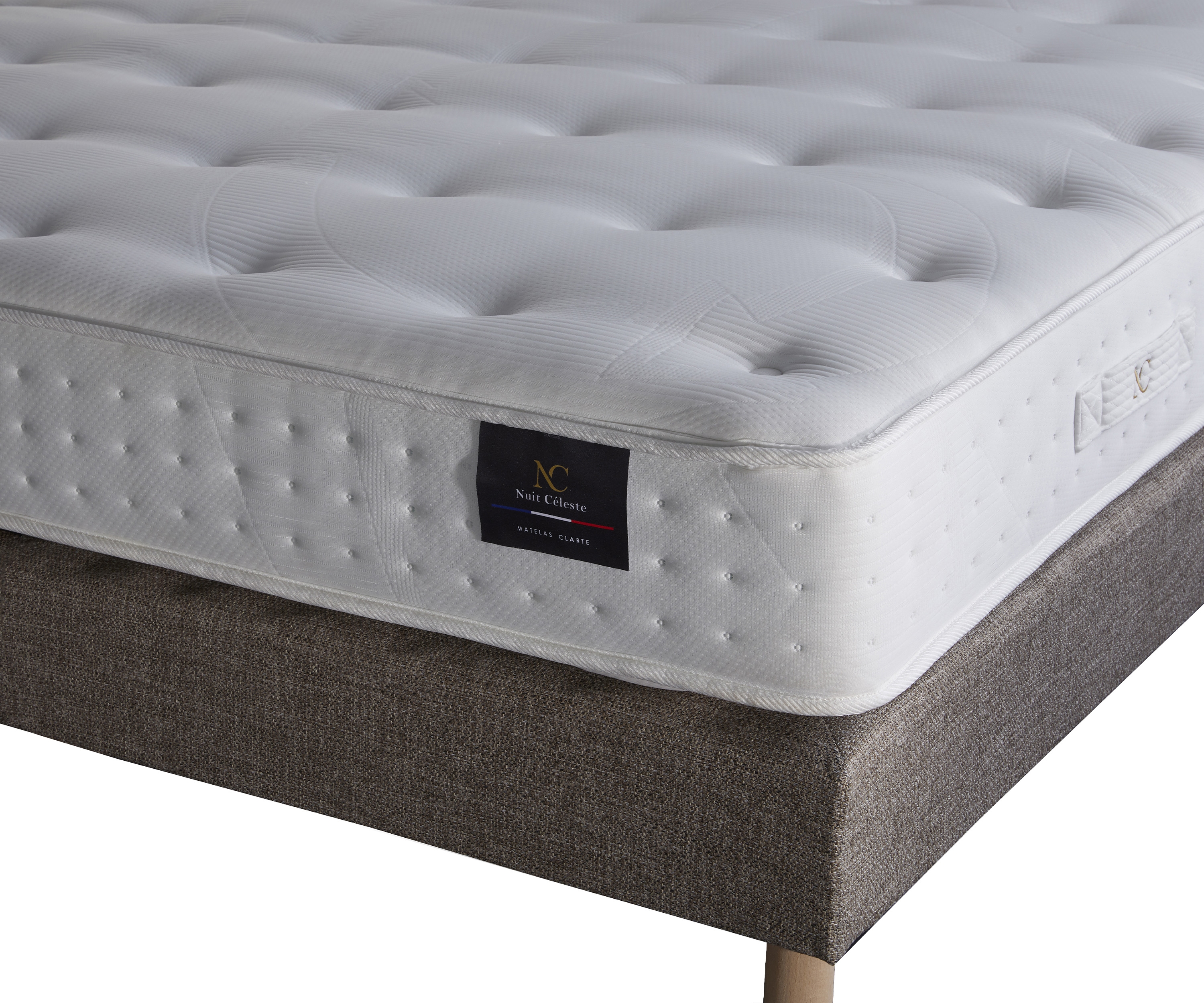 Sommier à lattes flexibles PEFC - Confort, solidité et tissu recyclé