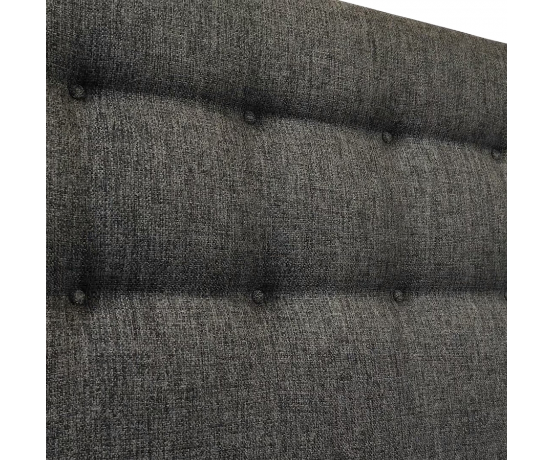 Tête de lit capitonnée design, tissu recyclé, 3 coloris disponibles