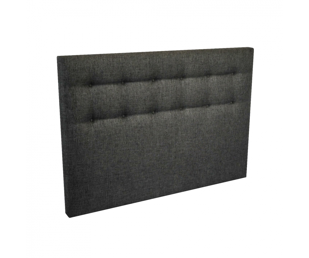 Tête de lit capitonnée design, tissu recyclé, 3 coloris disponibles