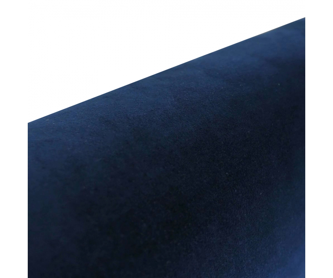 Tête de lit capitonnée en velours avec structure bois massif