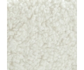 Tete de lit lisse tissu bouclette écru