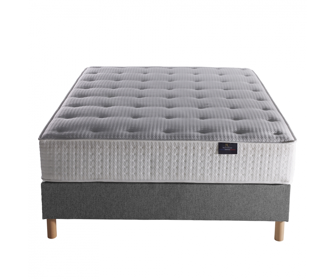 Ensemble matelas 27 cm PULSAR + sommier pour un confort parfait