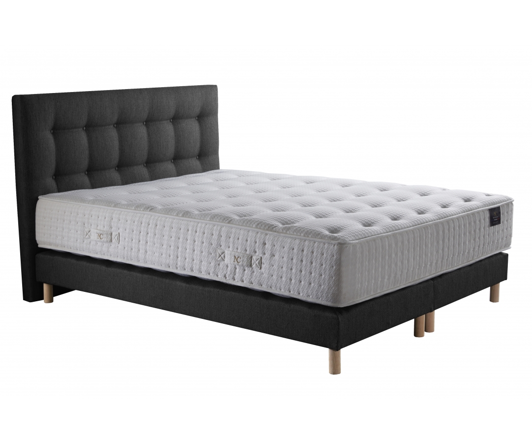 Ensemble matelas ressorts, mémoire de forme et latex – confort durable
