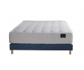 Ensemble matelas ressort ensaché, HECATE 2, mémoire de forme et sommier