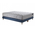 Ensemble matelas ressort ensaché, HECATE 2, mémoire de forme et sommier
