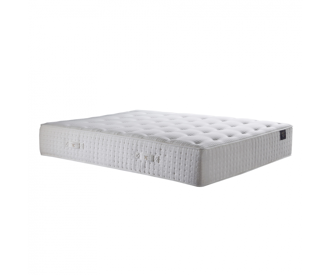 Ensemble matelas à ressorts ensachés, mémoire de forme et mousse 31 cm