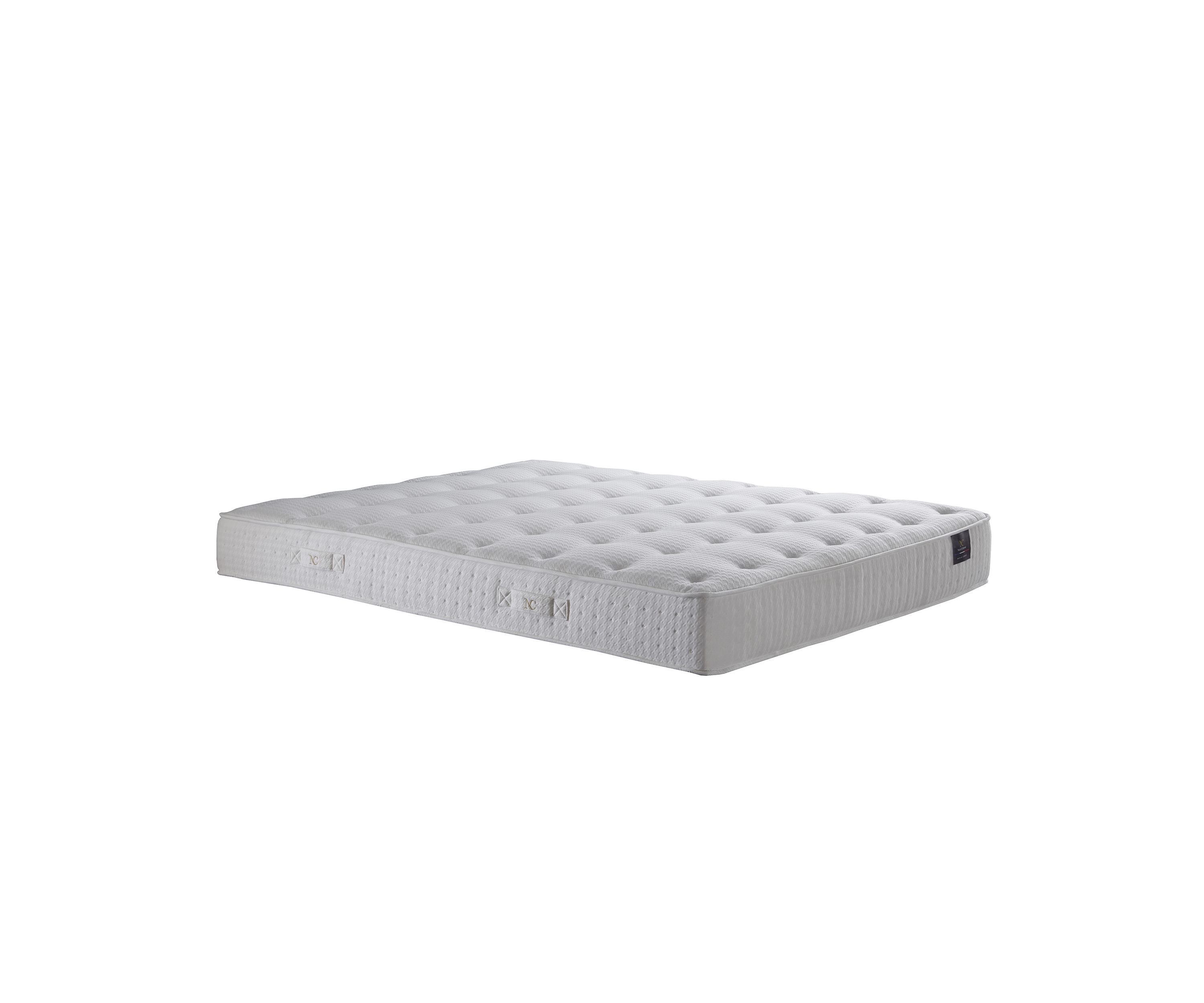 Matelas mémoire de forme + sommier + tête de lit velours