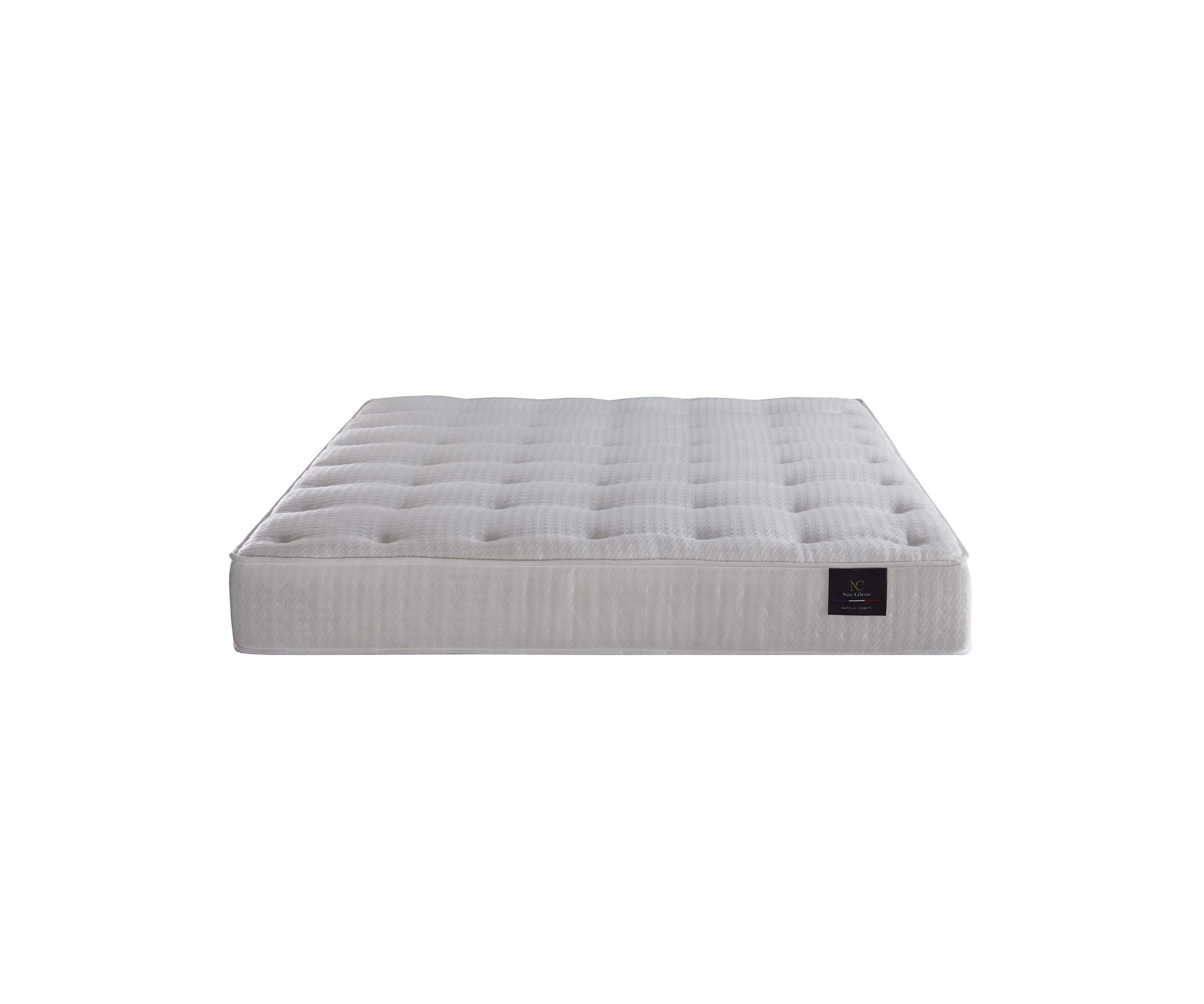 Matelas mémoire de forme + sommier + tête de lit velours