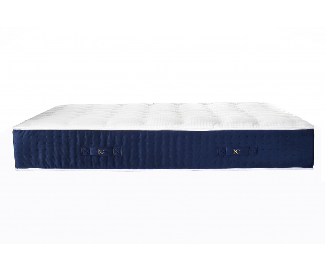 Ensemble matelas HELIOS à ressorts ensachés, mousse mémoire de forme